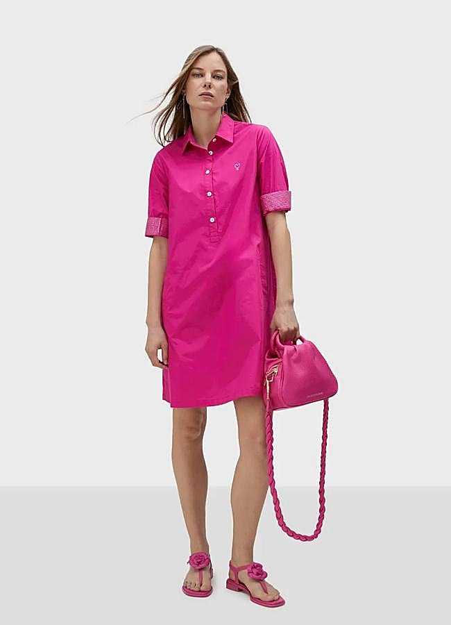 Imagen - Vestido camisero rosa de Lola Casademunt, 119 euros.