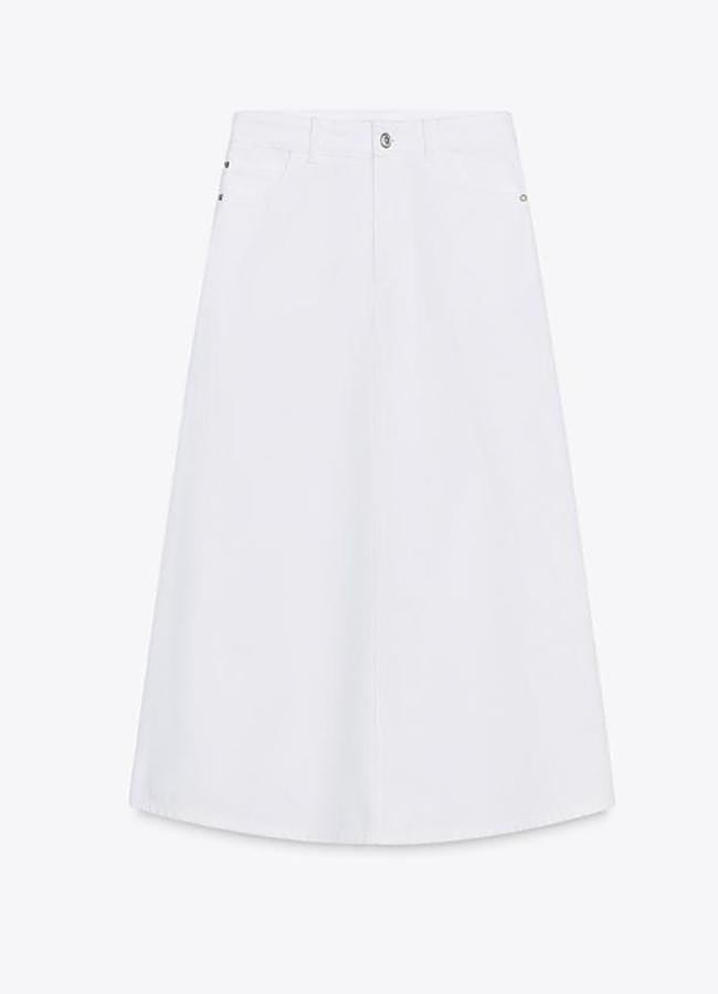 Imagen - Faldas blancas para la primavera (ZARA)