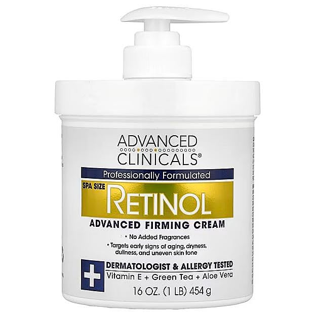 Crema corporal Retinol Firming Cream de Advanced Clinicals.