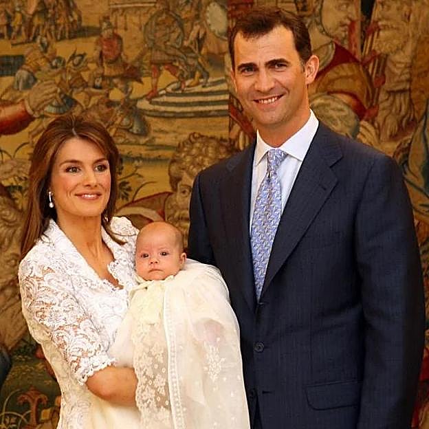 El feliz bautizo de la infanta Sofía. 