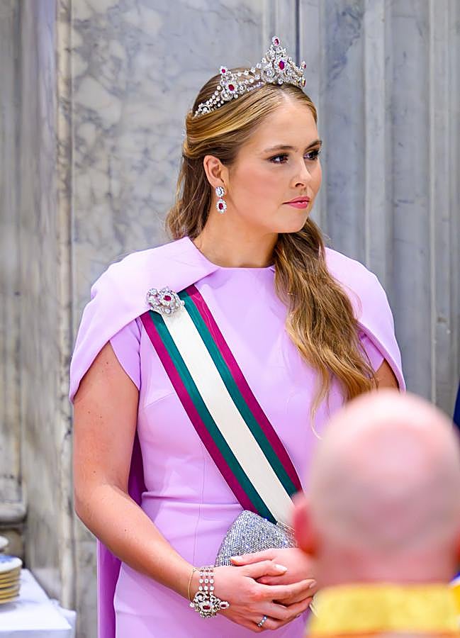 Imagen - Amalia de Holanda con la colección de joyas completa./GTRES.