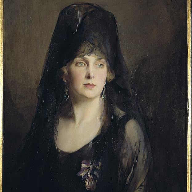 Retrato de la reina Victoria Eugenia. 