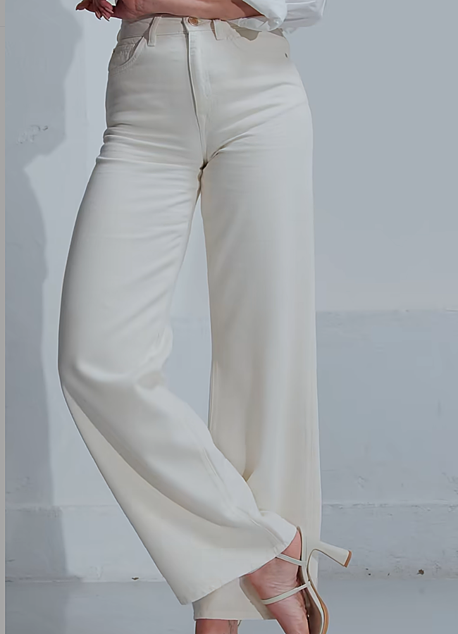 Imagen - Así quedan los pantalones wide leg de Salsa Jeans.