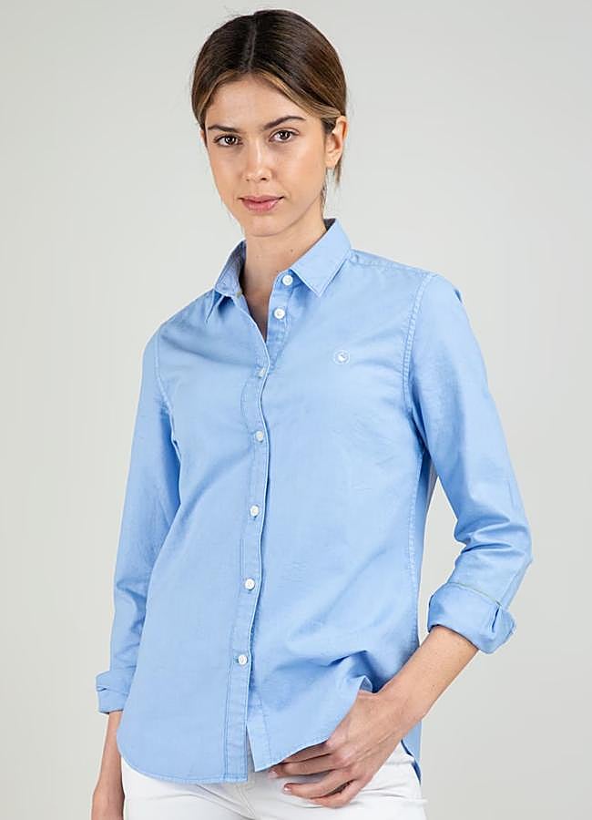 Imagen - Camisa azul de algodón de El Ganso, 59,90 euros.