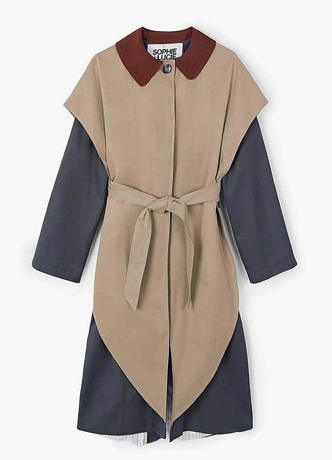 Imagen - Gabardina capa mix trincheras topo de Sophie and Lucie (289,95€)
