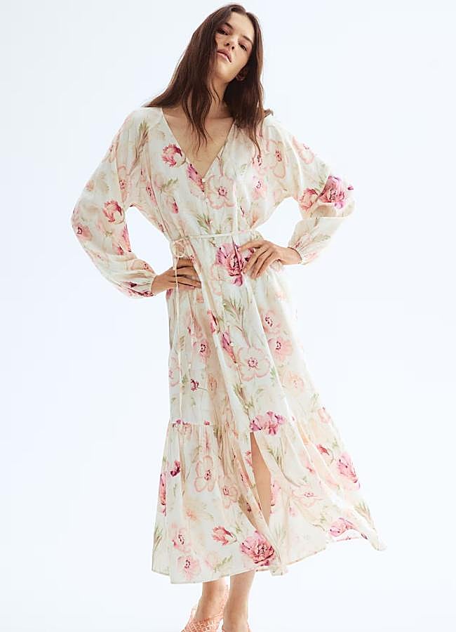 Imagen - Vestido largo con estampado de flores