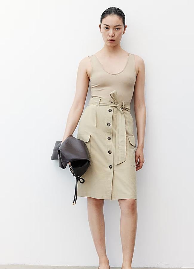 Imagen - Falda gabardina cargo