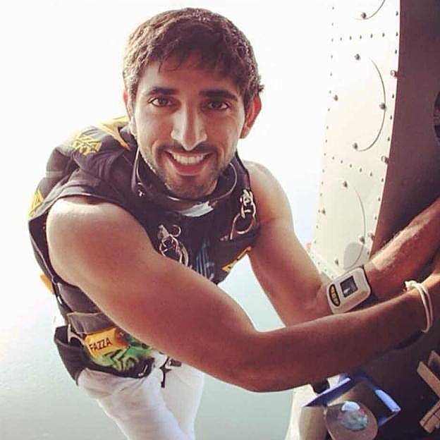 Fazza es un consumado deportista, como evidencia en sus redes sociales. 