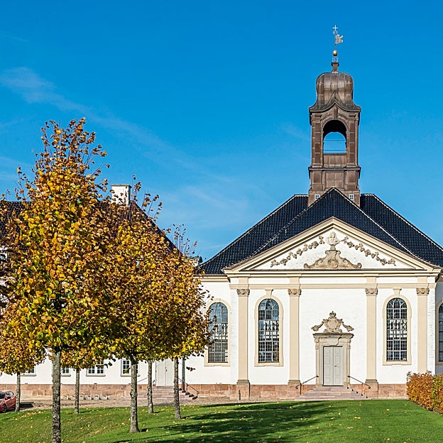 El exterior del Palacio de Fredensborg. 