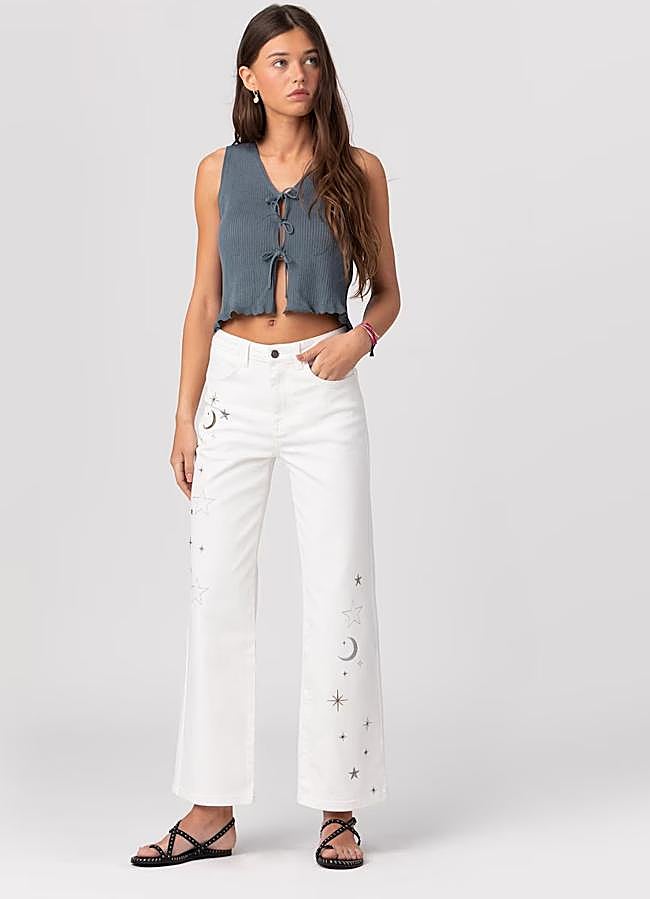 Imagen - Jean blanco impoluto de Noon, 69 euros..