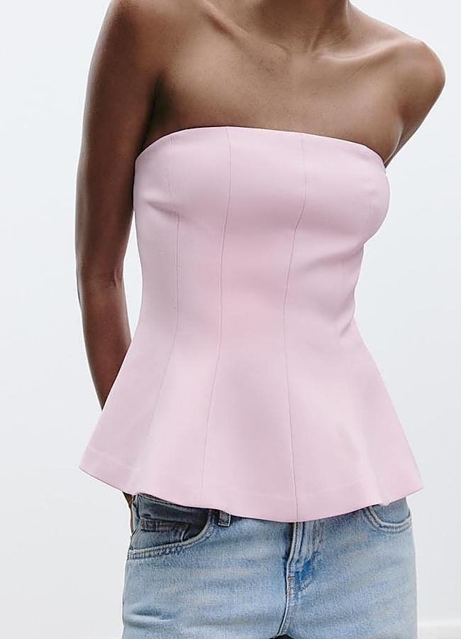 Imagen - Top peplum palabra de honor