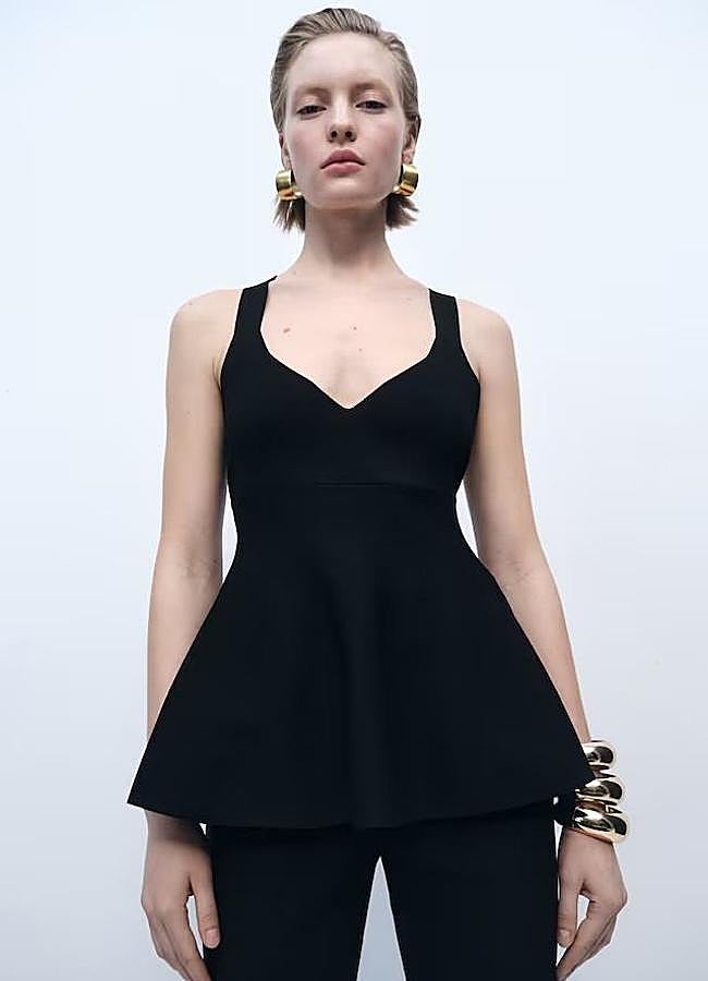 Imagen - Top peplum de punto