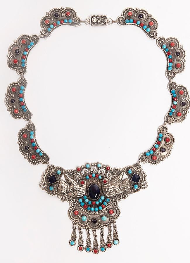 Imagen - Collar artesanal de plata de ley de Mina Palmera.