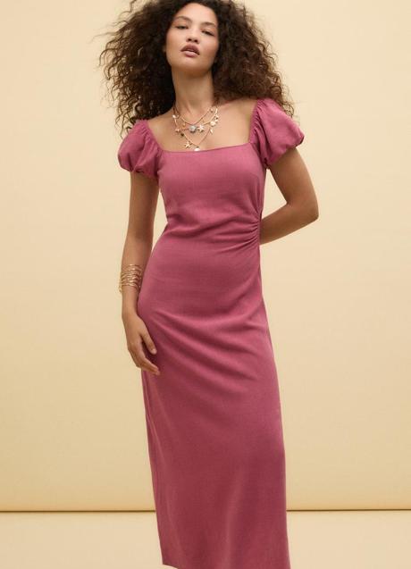 Imagen - Vestido rosa de Stradivarius (25,99 euros)