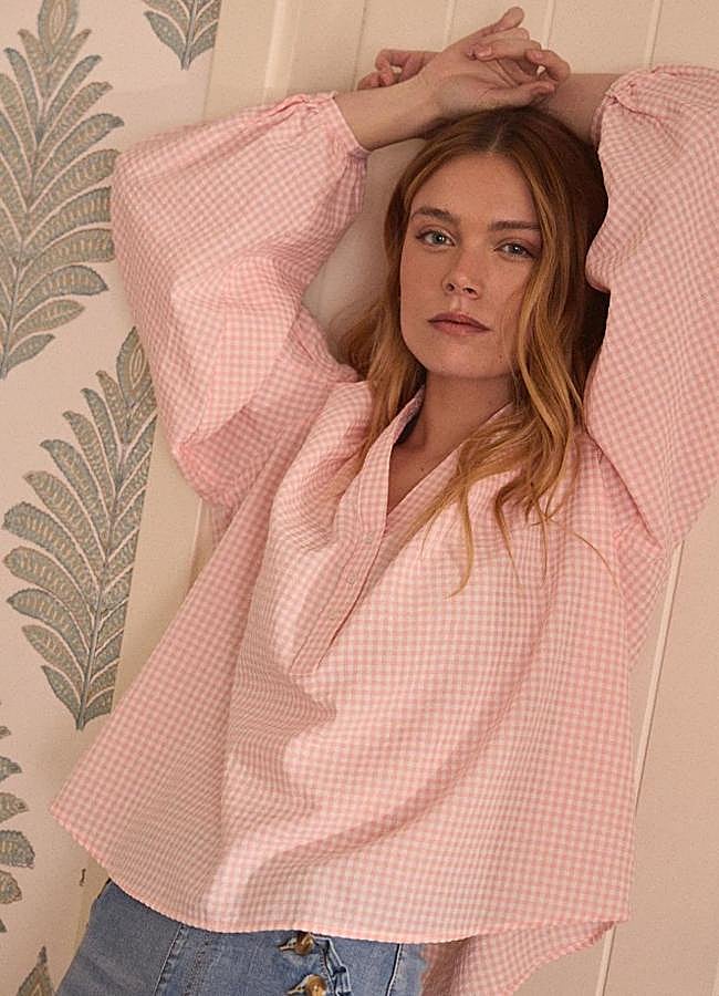 Imagen - Blusa con estampado vichy