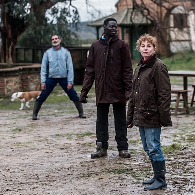 María Vázquez en una escena de Apagón. 