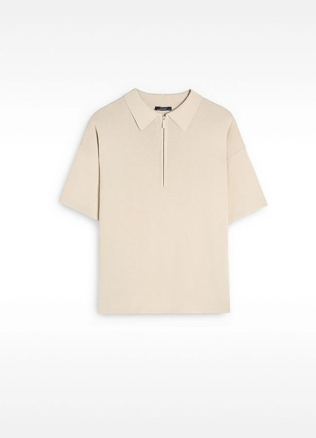 Imagen - Polo con cremallera en color beis de Parfois.