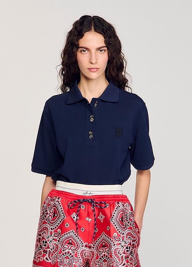 Imagen - Polo azul marino de Sandro, 145 euros.