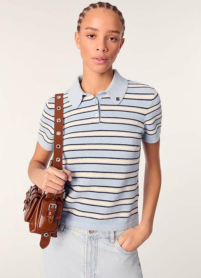 Imagen - Polo de rayas de Maje, 155 euros.