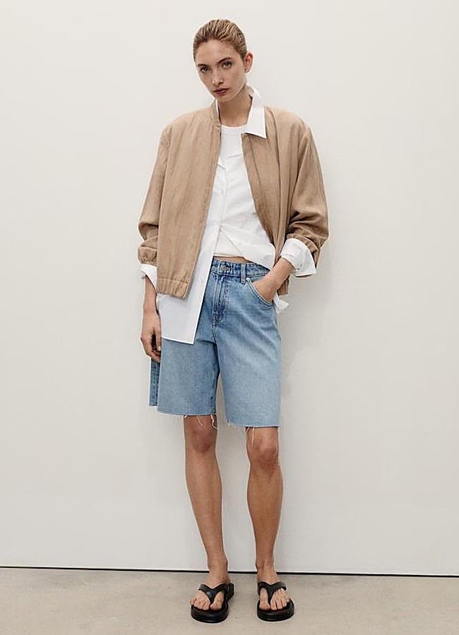 Imagen - Bermudas vaqueras deshilachadas