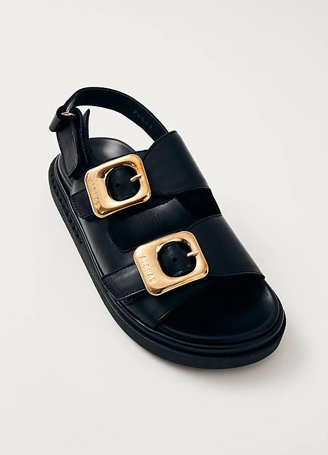 Imagen - Sandalias chunky con hebillas doradas