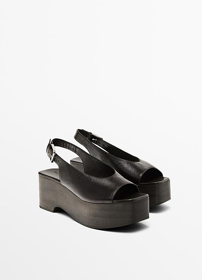 Imagen - Sandalia cuña de Massimo Dutti.