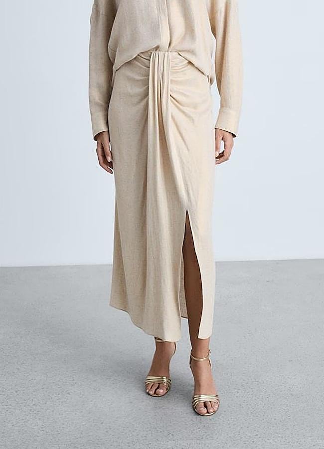 Imagen - Falda pareo drapeada