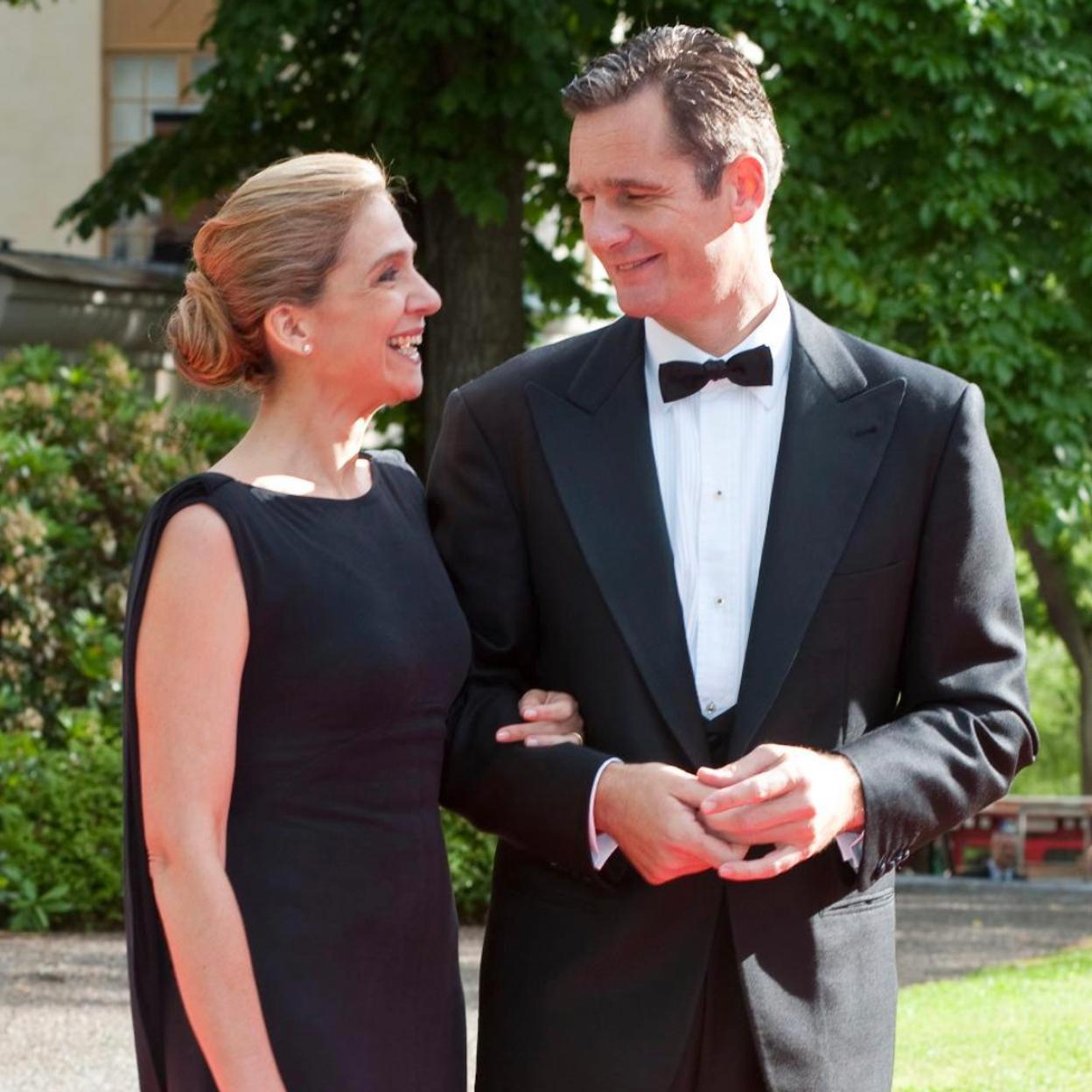 La infanta Cristina e Iñaki Urdangarin, cuando aún estaban felizmente casados. 