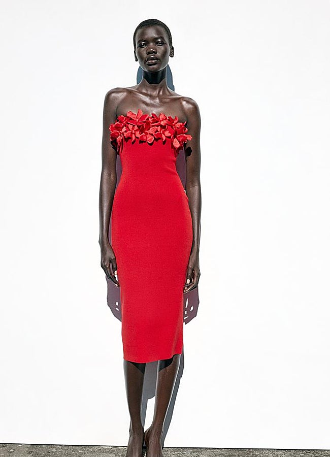 Imagen - Vestido midi flores de Zara.