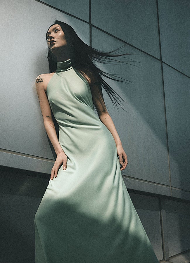 Imagen - Vestido largo halter de Sfera.