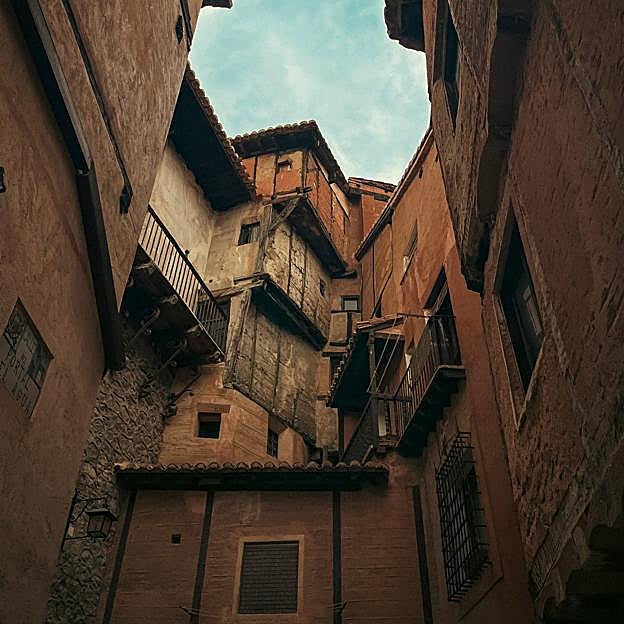 Detalle de la arquitectura de Albarracín