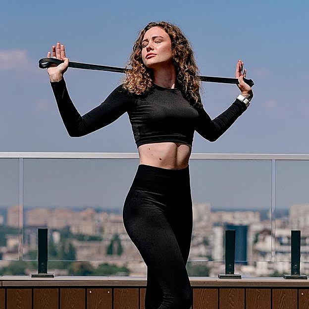 Las bandas elásticas es un material muy interesante para trabajar la fuerza. 