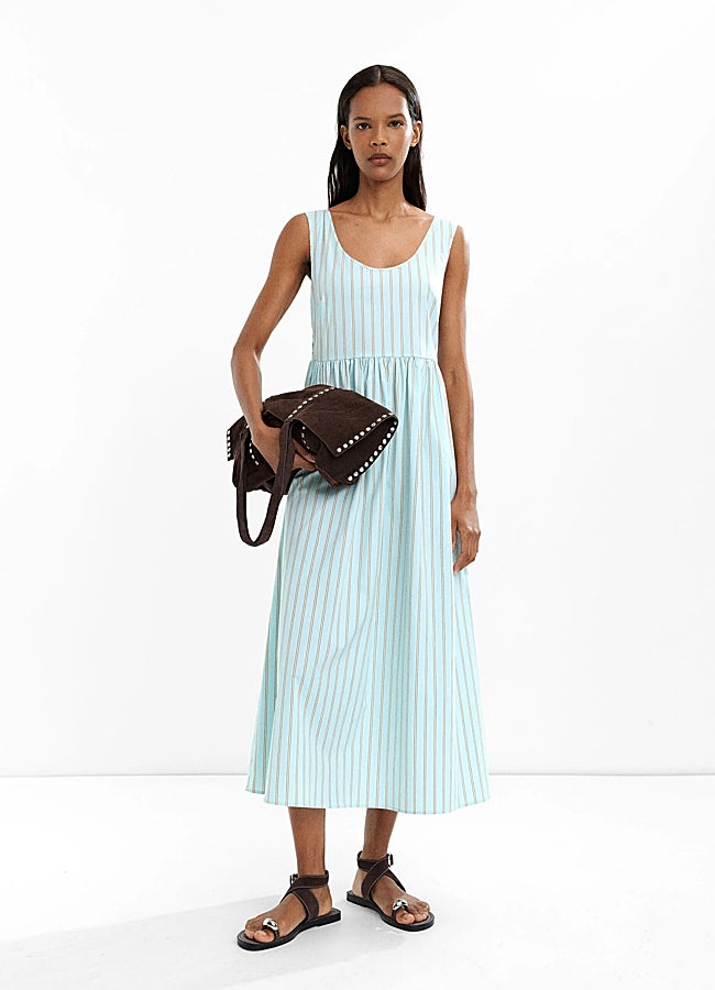 Imagen - Vestido largo de rayas de Parfois.