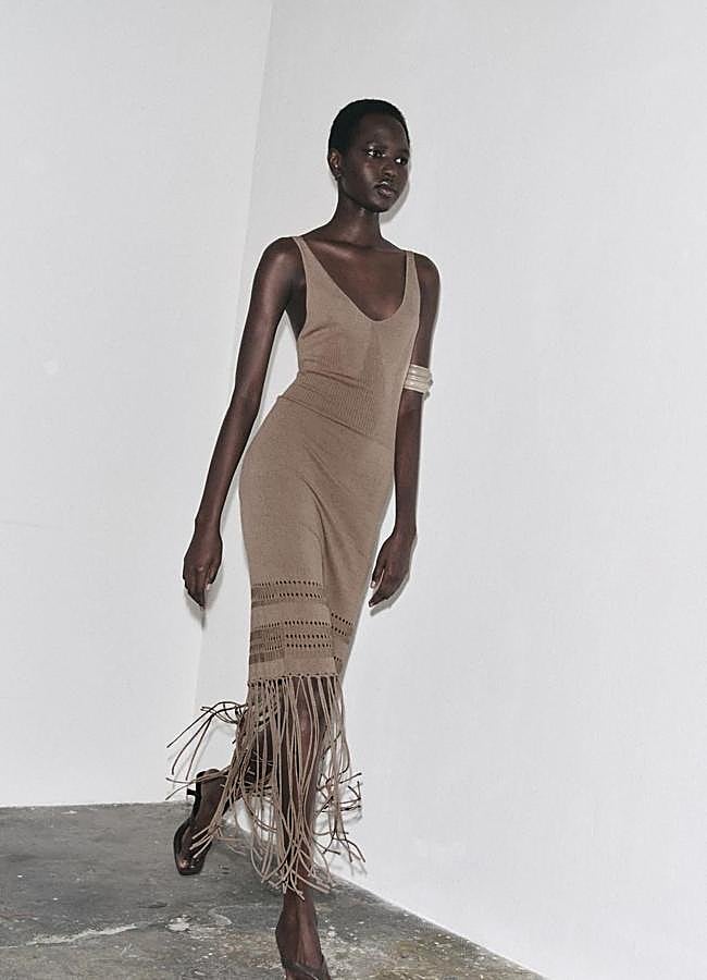 Imagen - Vestido de punto con flecos