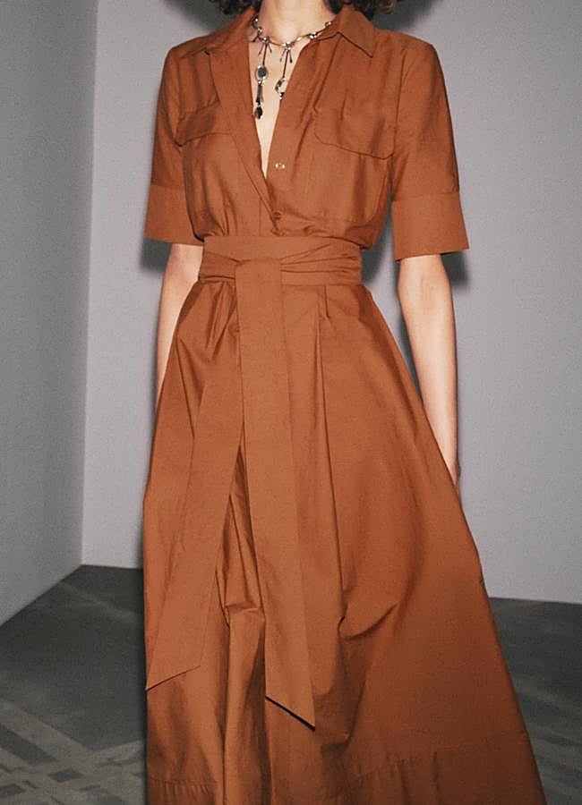 Imagen - Vestido camisero midi