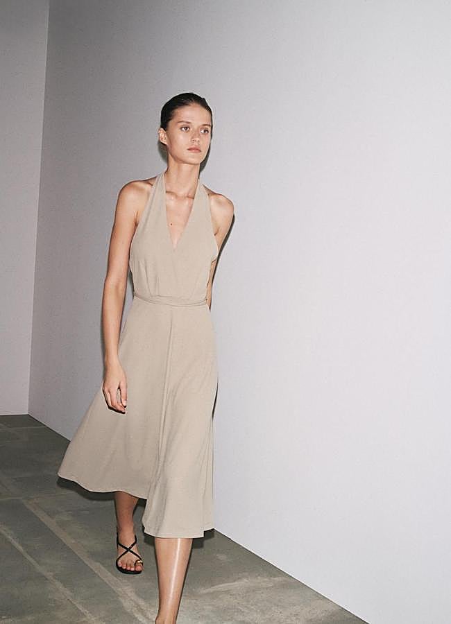 Imagen - Vestido midi halter