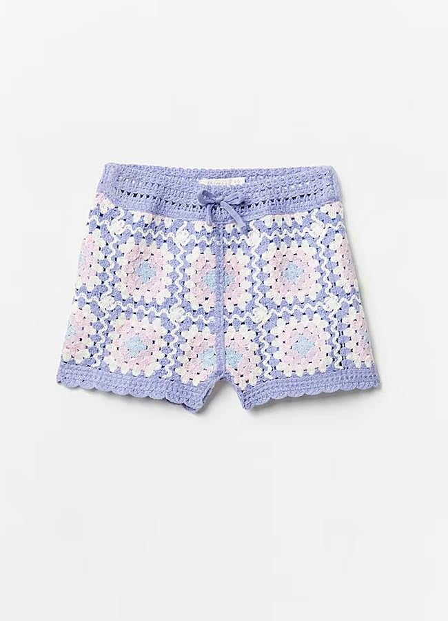 Imagen - Short de ganchillo en patrón tipo granny square de Sfera, 17,99 euros.