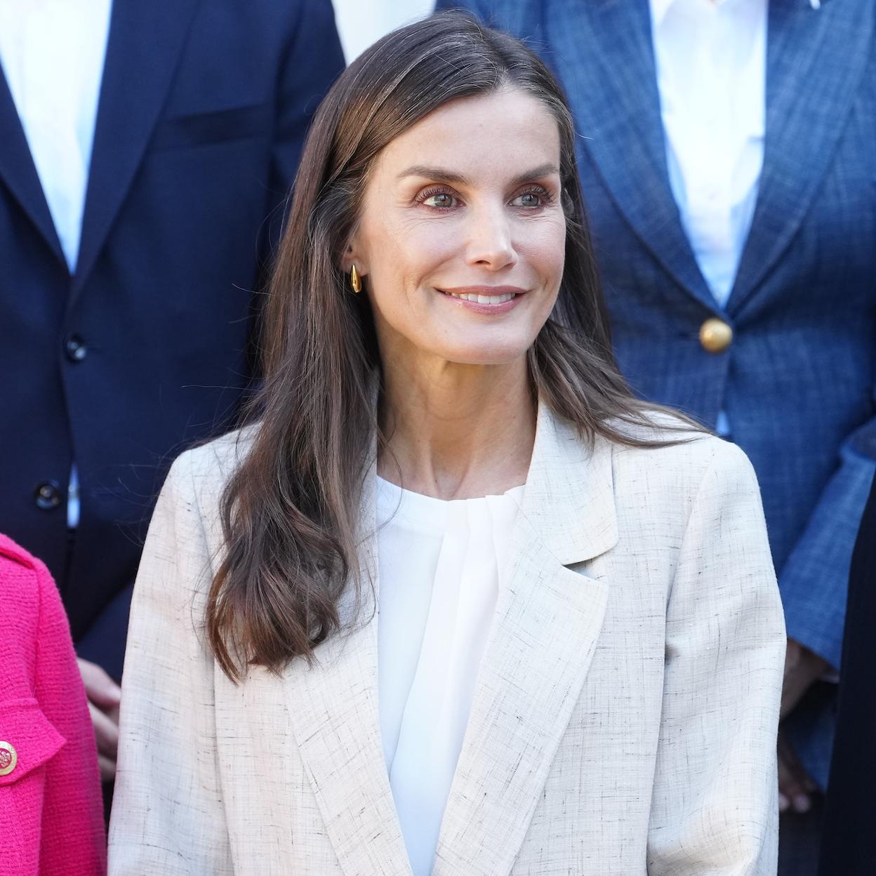 La reina Letizia en el Palacio de La Zarzuela.