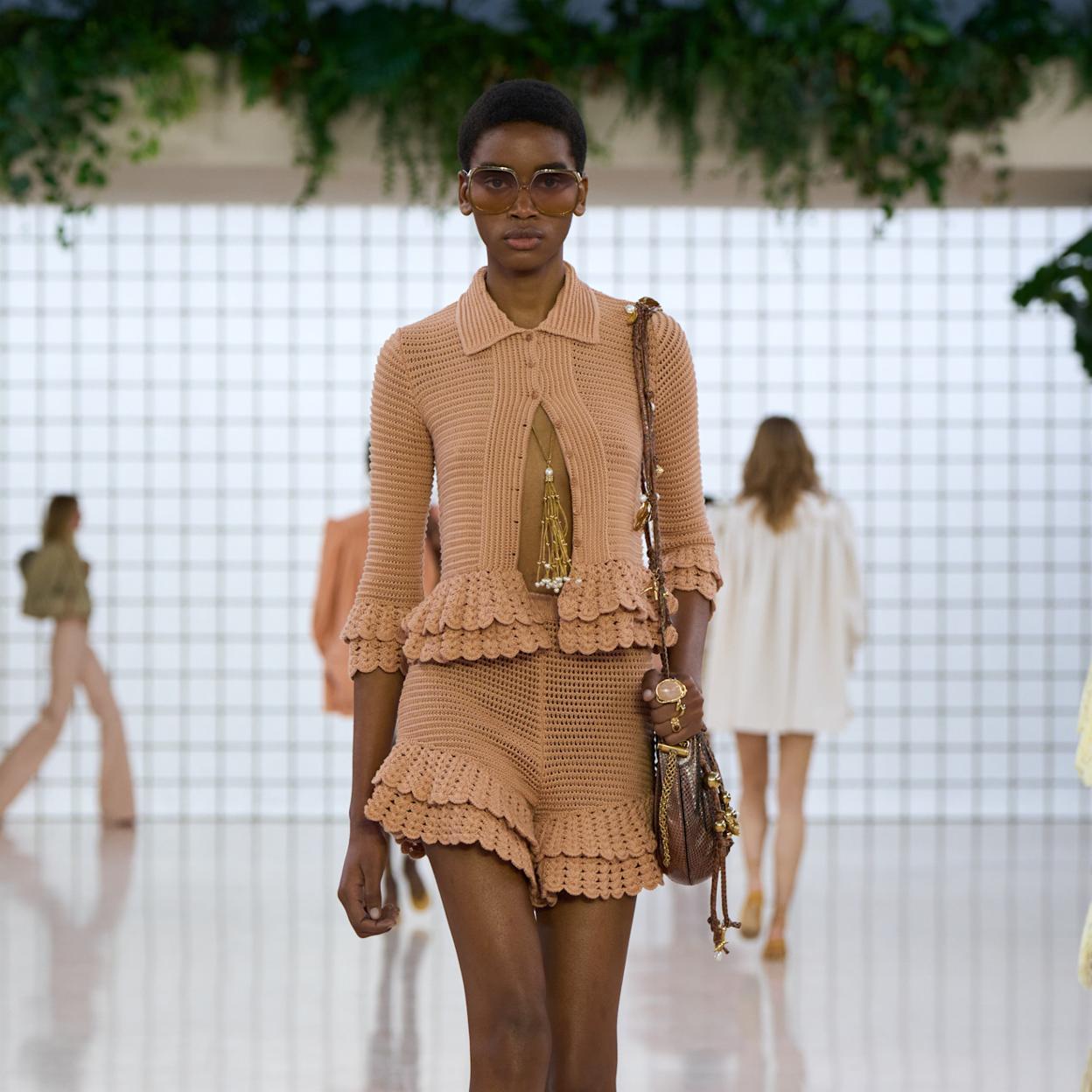 Estos son los shorts de ganchillo que llevaré en verano.