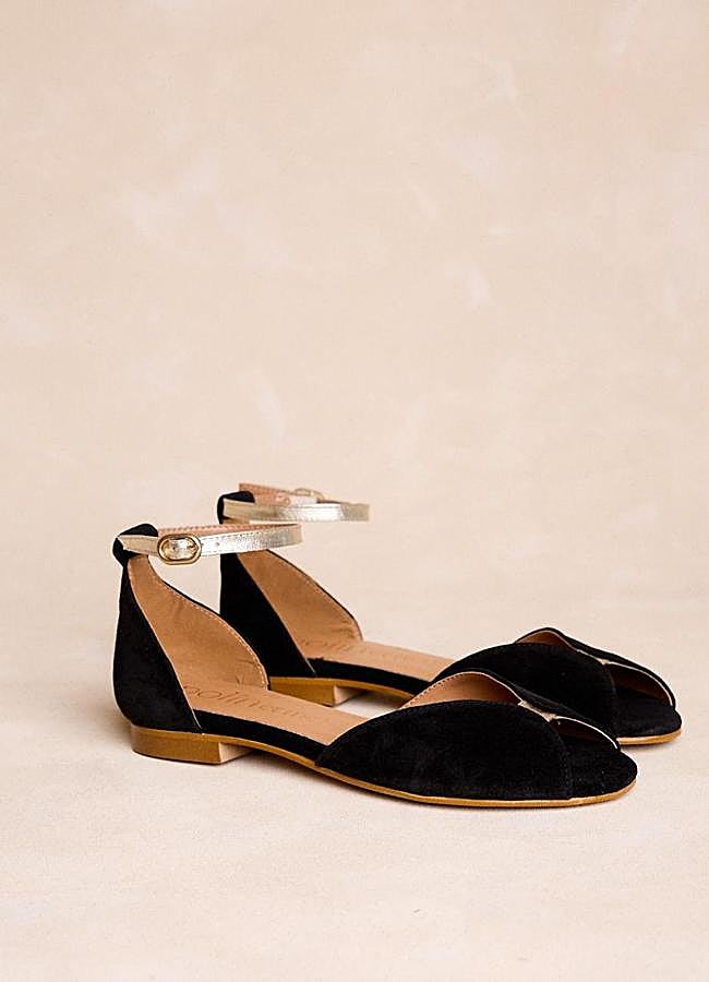 Imagen - Bailarinas de terciopelo peep toe