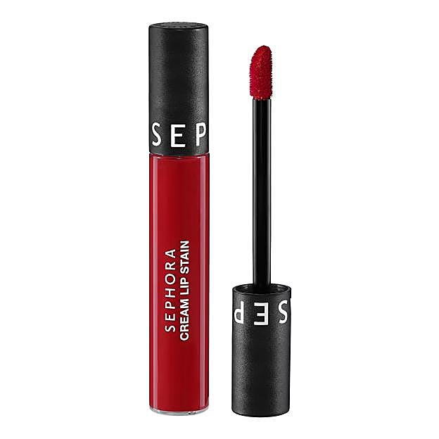 Labial líquido Cream Lip Stain de Sephora.