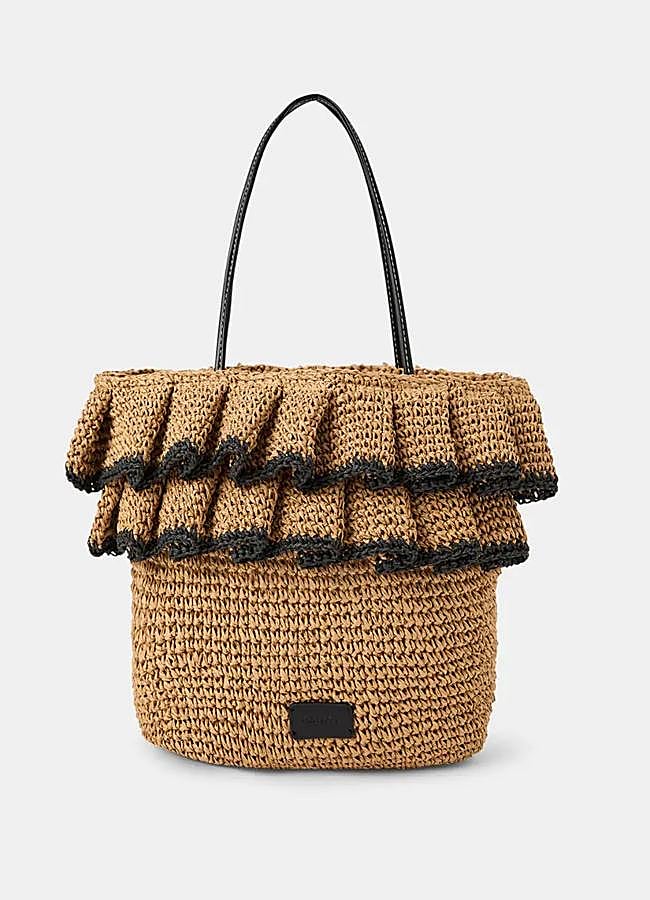 Imagen - Bolso shopper con volante de Tintoretto, 49,99 euros.