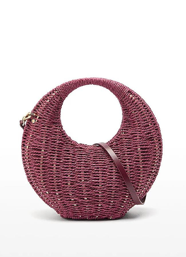 Imagen - Bandolera efecto rafia redondo de Parfois, 29,99 euros.