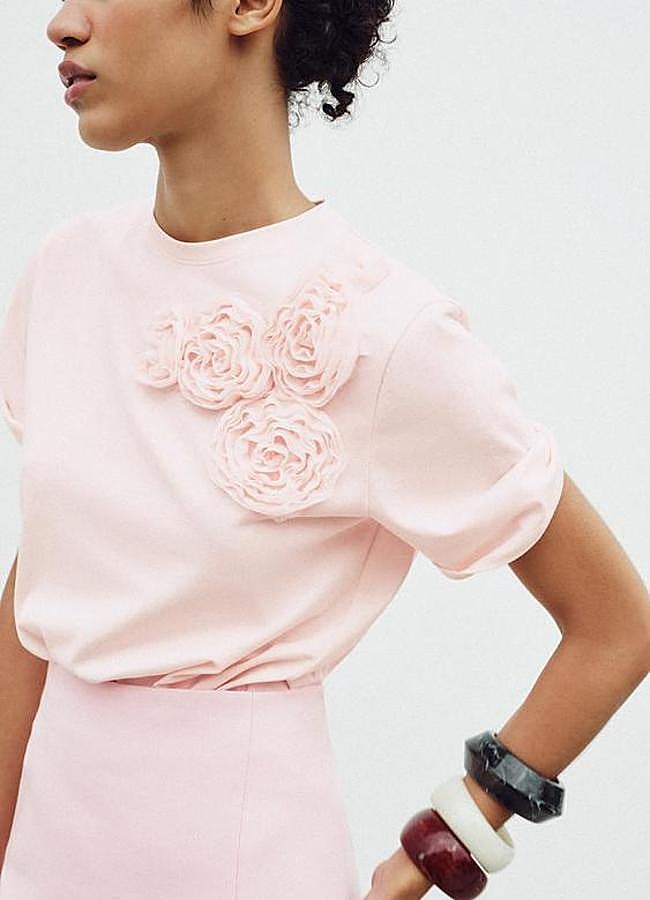 Imagen - Camiseta con flores. 