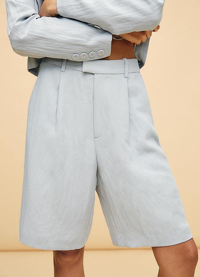 Imagen - Bermudas de traje con textura