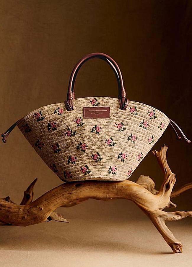 Imagen - Capazo Justine bordado de Sézane, 240 euros.