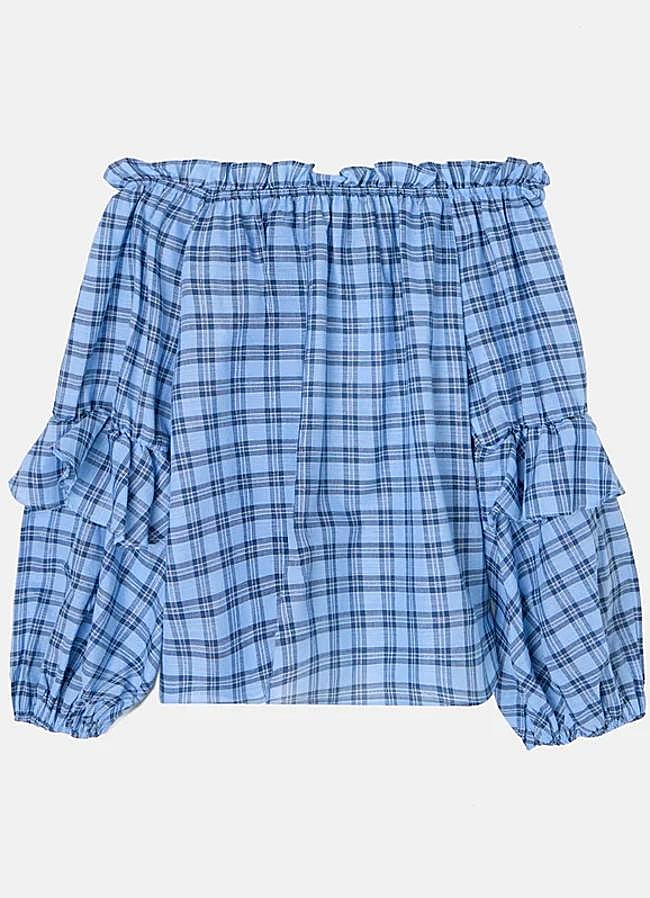 Imagen - Blusa escote rayas azul de Silbon (59,90€)