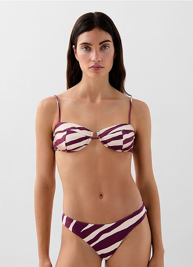 Imagen - Bikini Balconette Cebra Brasileña de Robin, 75 euros.