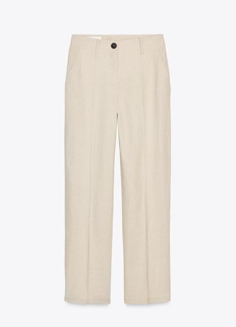Imagen - Pantalón con lino de Zara (27,95 euros)