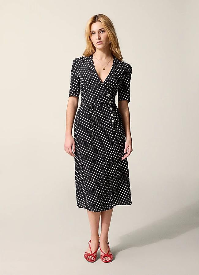 Imagen - Vestido de lunares cruzado